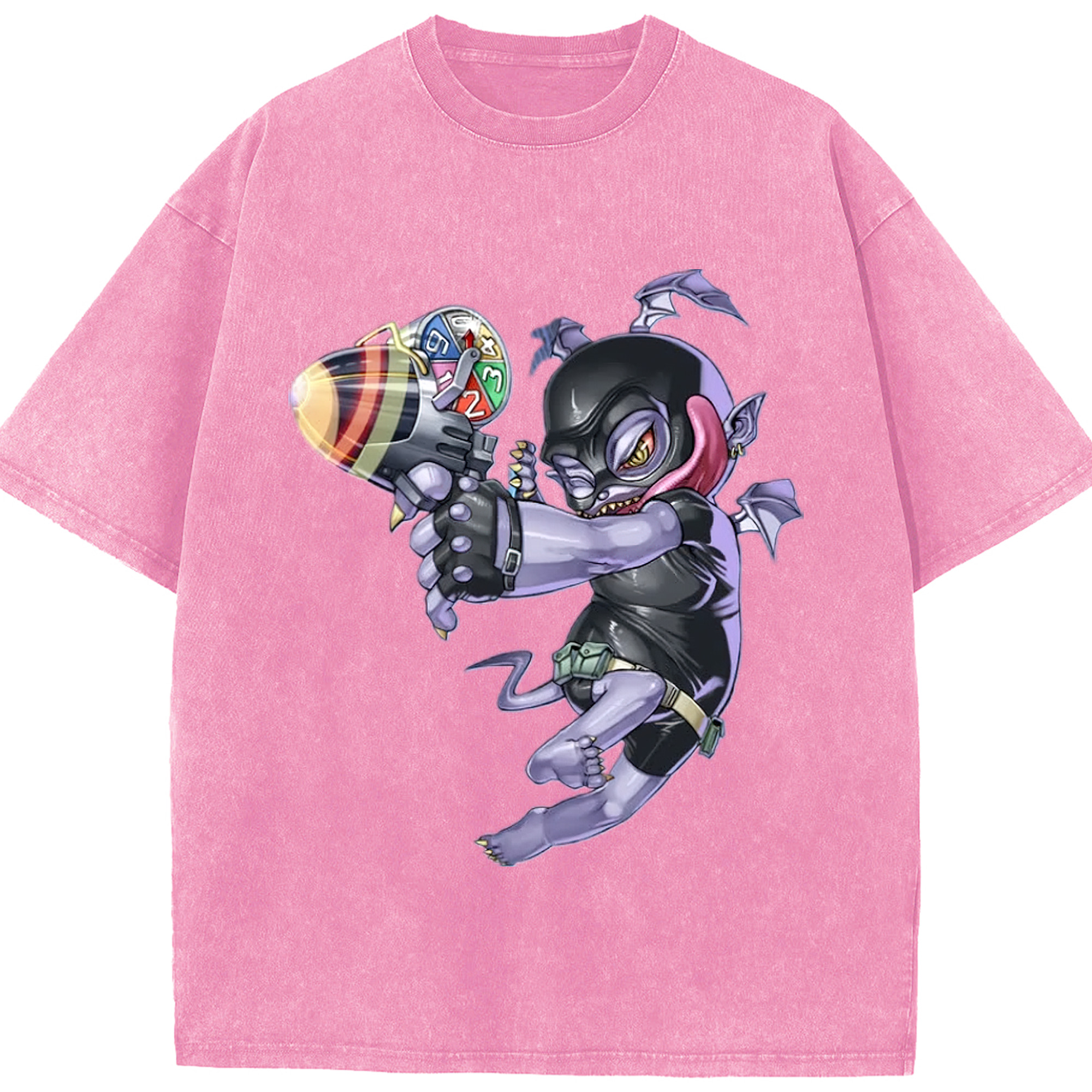 （画像用） 遊☆戯☆王 Yu-Gi-Oh! 綿100% ヴィンテージ風 半袖Tシャツ（フロントプリント）